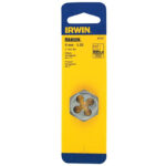 Irwin Hanson High Carbon Steel Metric Hexagon Die 9mm-1.25 1 pc.