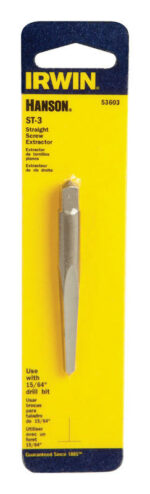 Irwin Hanson 15/64 in. Carbon Steel Straight Screw Extractor 6 in. 53603