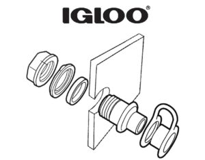 Igloo Replacement Triple Snap Drain Plug 24010 - Image 7