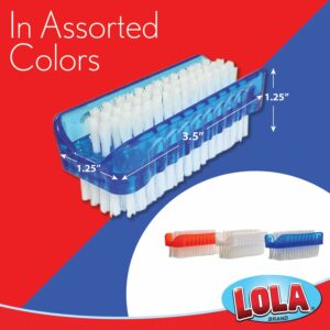 Lola Products Hand & Nail Brush 3" L363 - Image 7