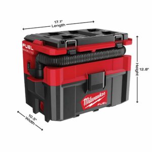 Milwaukee M18 FUEL Packout 2.5 gal Cordless Wet/Dry Vacuum Tool Only 18 V - Image 4