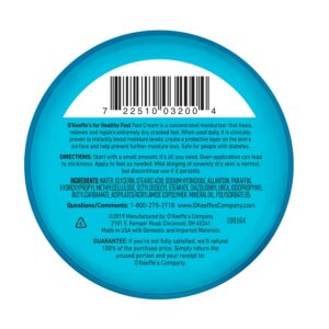 O'Keeffe's Healthy Feet No Scent Foot Repair Cream 3.2 oz - Image 5