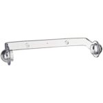 Spectrum Diversified, Easy Installation Wall Mount Paper Towel Holder, Clear