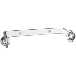 Spectrum Diversified, Easy Installation Wall Mount Paper Towel Holder, Clear