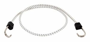 Keeper Black/White Marine Twin Anchor Bungee Cord 48 in. L 10-Pack