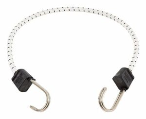 Keeper Black/White Marine Twin Anchor Bungee Cord 24 in. L 10-Pack - Image 2