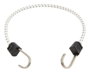 Keeper Black/White Marine Twin Anchor Bungee Cord 24 in. L 10-Pack - Image 3