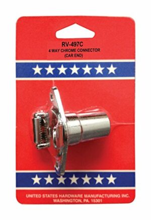 US Hardware 4 Way Car End Connector RV-497C - Image 2
