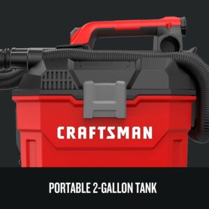 Craftsman V20 2 gal Cordless Portable Wet/Dry Vacuum CMCV002B - Image 3
