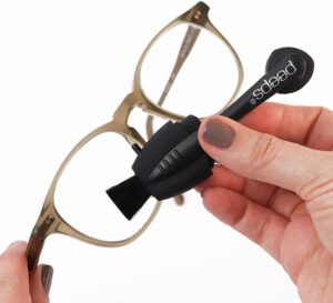 CarbonKlean Peeps Black Carbon Eyeglass Cleaner PEEPS-1-RUB - Image 4