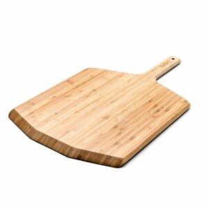 Ooni 14” Bamboo Pizza Peel – Lightweight Smooth Wooden Serving Board - Image 2