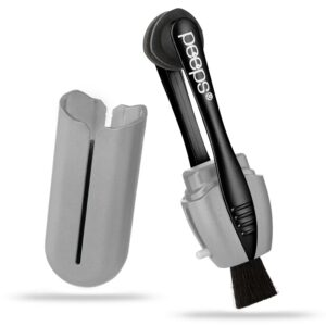 CarbonKlean Peeps Gray Carbon Eyeglass Cleaner PEEPS-1-EJSG - Image 2