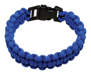 SecureLine 5/32 in. D X 7 ft. L Blue Braided Nylon Large Survival Bracelet - Image 2