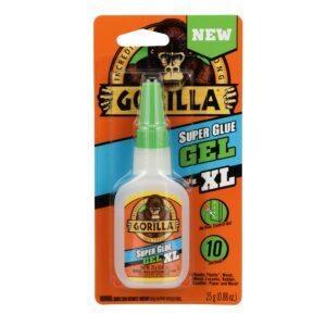 Gorilla Super Glue Gel XL High Strength 25 Gram Clear 102433
