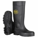 Boss Unisex PVC Plain Boots Black Waterproof Size 9
