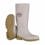 Boss Unisex PVC Plain Boots White Waterproof Size 8