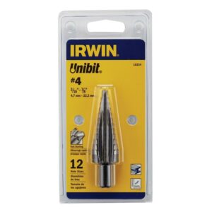 Irwin Unibit 3/16 to 7/8 in. X 6 in. L High Speed Steel Step Drill Bit 10234 - Image 3