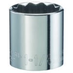 Craftsman 1-1/4 in. X 1/2 in. drive SAE 12 Point Standard Socket