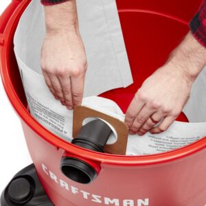 CRAFTSMAN 2 in. L X 10 in. W Vacuum Dust Bag 16-20 gal 3 pc - Image 5