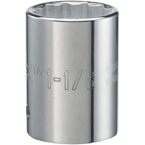 CRAFTSMAN Shallow Socket, SAE, 3/4-Inch Drive, 1-1/8-Inch, 12-Point