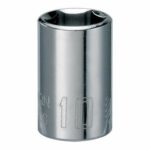 Craftsman 10 mm X 1/4 in. drive Metric 6 Point Standard Shallow Socket