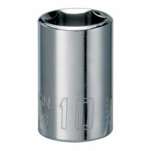 Craftsman 10 mm X 1/4 in. drive Metric 6 Point Standard Shallow Socket