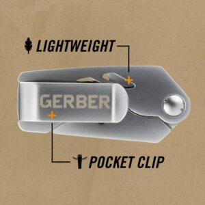 Gerber EAB Lite Silver Stainless Steel 5.1 in. Folding Knife - Image 7