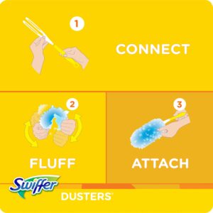 Swiffer Duster Microfiber Duster Kit 2.38 in. W X 6 in. L 5 pk - Image 4