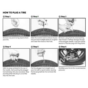 Slime Deluxe Tire Plug Kit For ATVS, Wheelbarrows, Lawn Mowers - Image 5