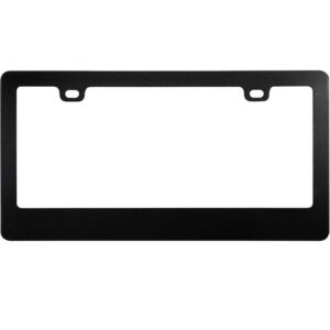 Custom Accessories Black Metal License Plate Frame 92870 - Image 2