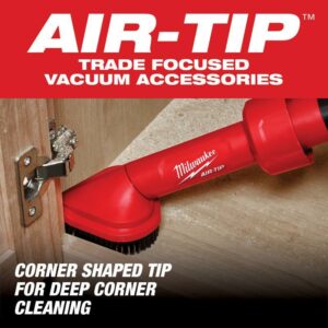 Milwaukee Air-Tip Shop Vac Rotating Corner Brush Tool Wet/Dry Vac Brush - Image 5