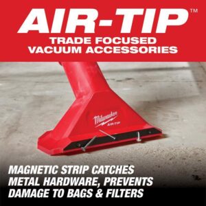 Milwaukee Air-Tip 6.82 in. L X 8 in. W X 2-1/2 in. D Magnetic Vacuum Nozzle - Image 5
