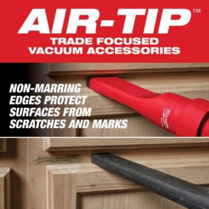 Milwaukee Air-Tip 4.33 L X 9.1 in. W Non Marring Utility Vacuum Nozzle 2 pc - Image 5