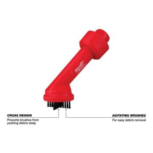 Milwaukee Air-Tip Shop Vac Cross Wet/Dry Vac Brush - Image 4