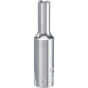 CRAFTSMAN Deep Socket, Metric, 1/4-Inch Drive, 4mm, 6-Point (CMMT44401)