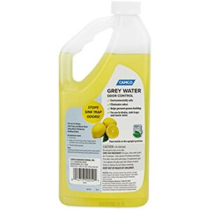 Camco TST Lemon Scent RV Grey Water Odor Control, Stops Sink Trap Odors, For Use In Drains, Sink Traps and Waste Vents, Treats up to 8 - 40 Gallon Holding Tanks (32 Ounce Bottle) - Image 2