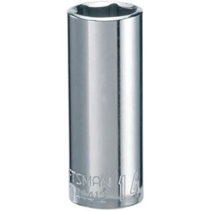 CRAFTSMAN Deep Socket, Metric, 1/4-Inch Drive, 14mm, 6-Point (CMMT44412)