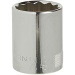 CRAFTSMAN Shallow Socket, Metric, 1/2-Inch Drive, 24mm, 12-Point (CMMT44242)