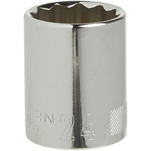 CRAFTSMAN Shallow Socket, Metric, 1/2-Inch Drive, 24mm, 12-Point (CMMT44242)