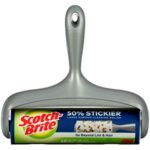 Scotch-Brite 50% Stickier Large Surface Lint Roller, Works Great On Pet Hair, 60 Sheets