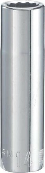 CRAFTSMAN Deep Socket, Metric, 1/2-Inch Drive, 14mm, 12-Point (CMMT44444)