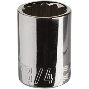 CRAFTSMAN Shallow Socket, SAE, 1/2-Inch Drive, 3/4-Inch, 12-Point (CMMT47508) - Image 4