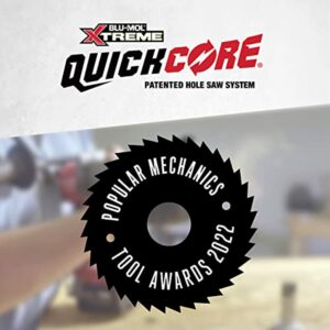 Blu-Mol Xtreme QuickCore 4 in. Bi-Metal Hole Saw 1 pc E0100220 - Image 2
