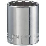 CRAFTSMAN Shallow Socket, SAE, 1/2-Inch Drive, 1-Inch, 12-Point (CMMT47514)