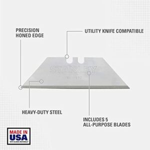 STANLEY Utility Knife Blades, Heavy Duty, 50-Pack (11-921L) - Image 2