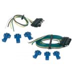 Hopkins 48205 4 Wire Flat Connector Set with Splice Connectors