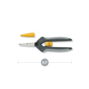 Woodland Tools Co. Heavy Duty Nano Tip Snip, Stainless Steel Blades, Hydroponic Snip, Bud Leaf Trimmer, Flower Pruning Cutter, Bypass Herb Harvesting, Rose Garden Shear, Bonsai Cutter (01-1002-100) - Image 3