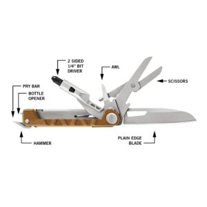 Gerber Gear 31-003567 Armbar Drive Multitool with Screwdriver Pocket Knife 2.50 In Blade, Orange - Image 8