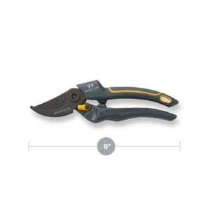 Woodland Tools Co. Duralight Compact Adjustable Bypass Pruning Shears, Gardening Hand Pruner, Plant Shears, Flower Clippers, Secateurs (05-2002-100) - Image 3