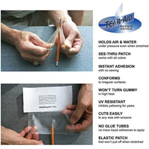 Tear-Aid Vinyl Inflatable Repair Kit, Yellow Box Type B, Single - Image 2